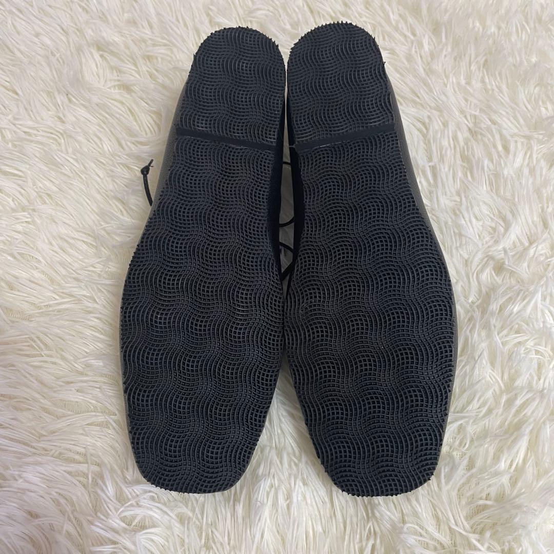 タイムセール❣️SUI☆レースアップシューズ ブラック24.5cm レザー 未使用