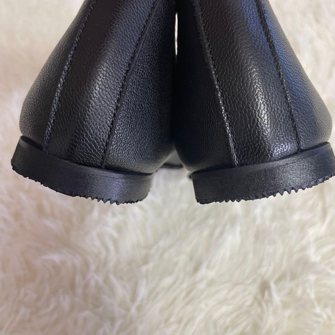 タイムセール❣️SUI☆レースアップシューズ ブラック24.5cm レザー 未使用