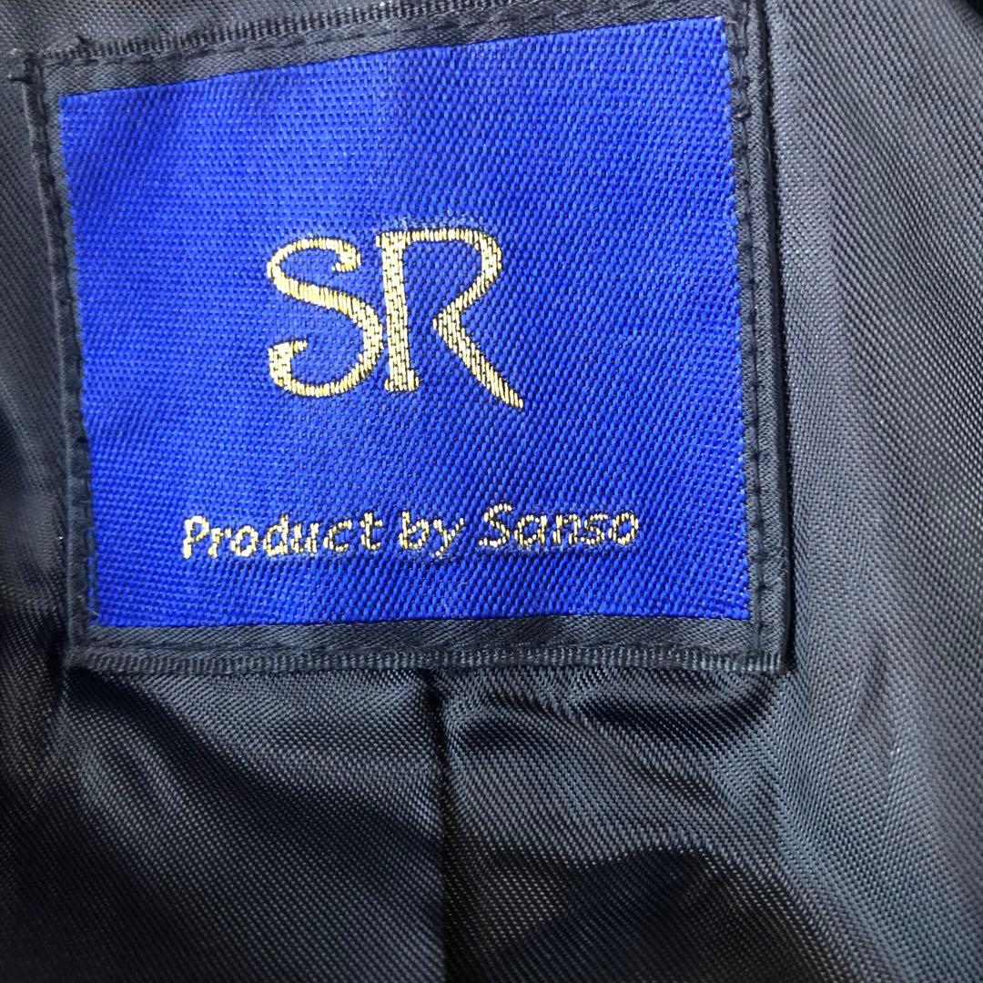 SR Product by sanso 高級　ラムレザー　チェスターコート