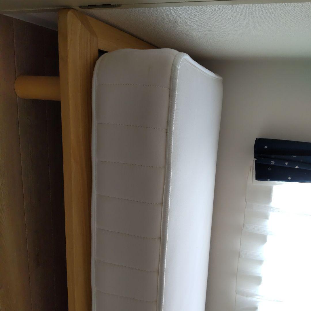 美品 無印良品 セミダブルベッドフレーム とマットレス