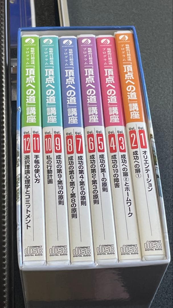 アチーブメント完全セット｜頂点への道CD＋セールス教材一式 アタッシュケース付