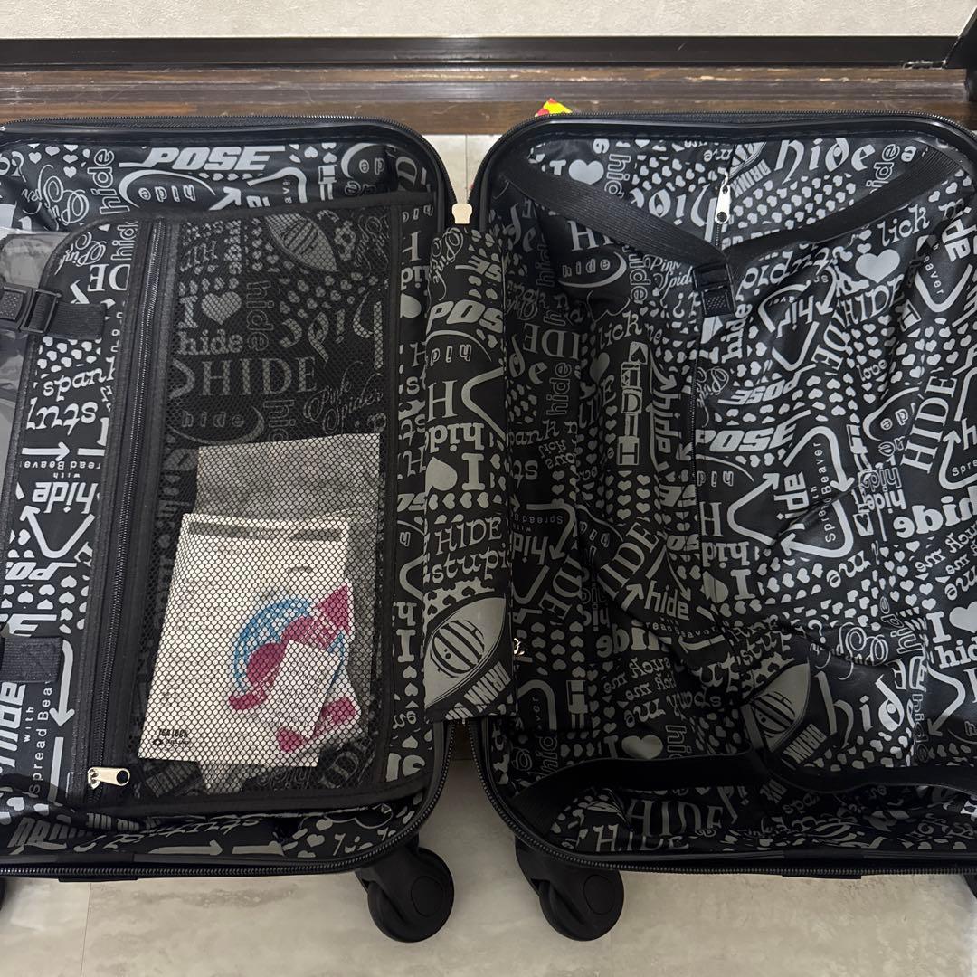 新品 hide イエローハート キャリーケース TRAVEL JETS