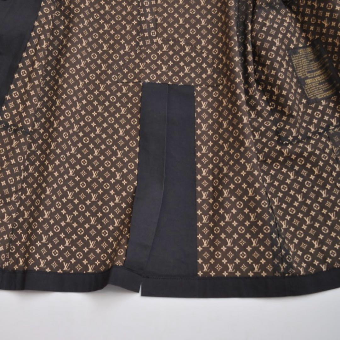 ワケアリ Louis Vuitton ヴィトン 黒×モノグラム トレンチコート