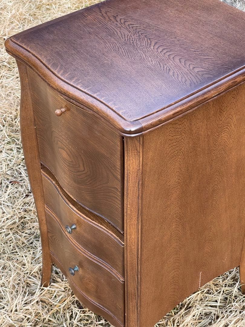 松永工房 IDC大塚家具 ミレーヌ　サイドチェスト　袖机　抽斗　ドレッサー