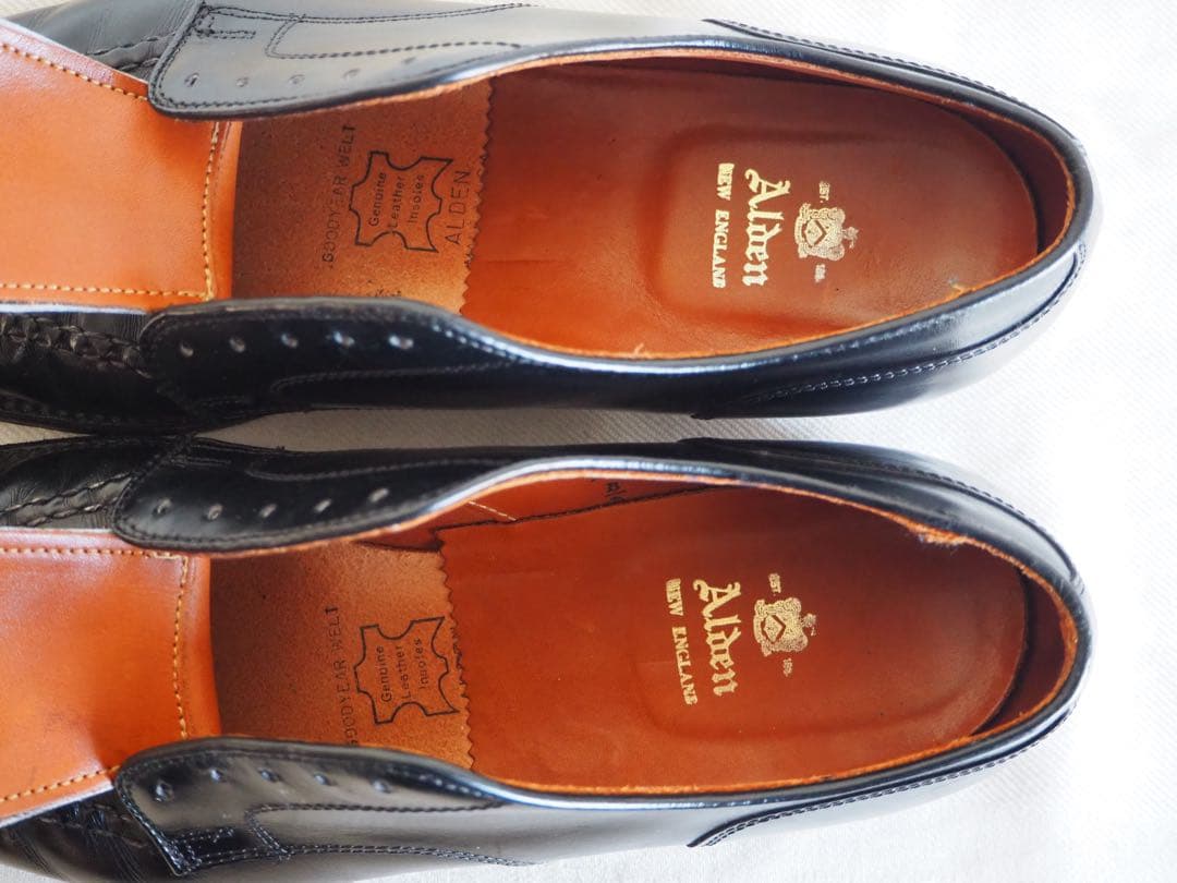 靴 Alden 961 Norwegian Split Toe Blucher