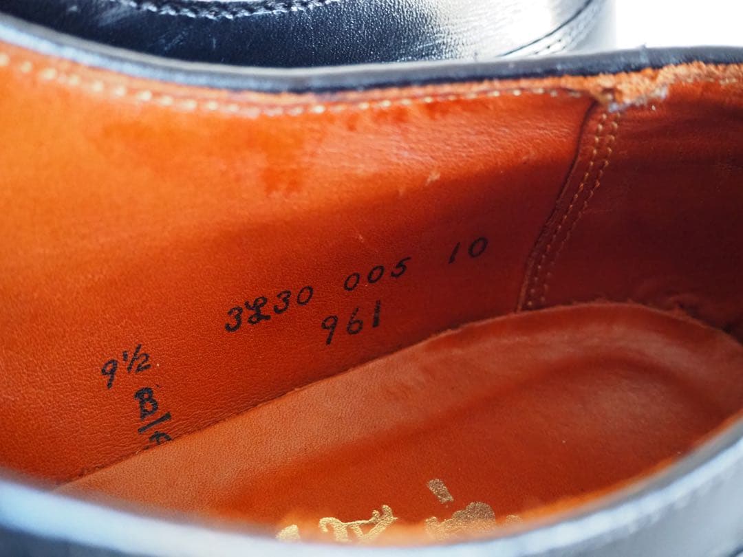 靴 Alden 961 Norwegian Split Toe Blucher