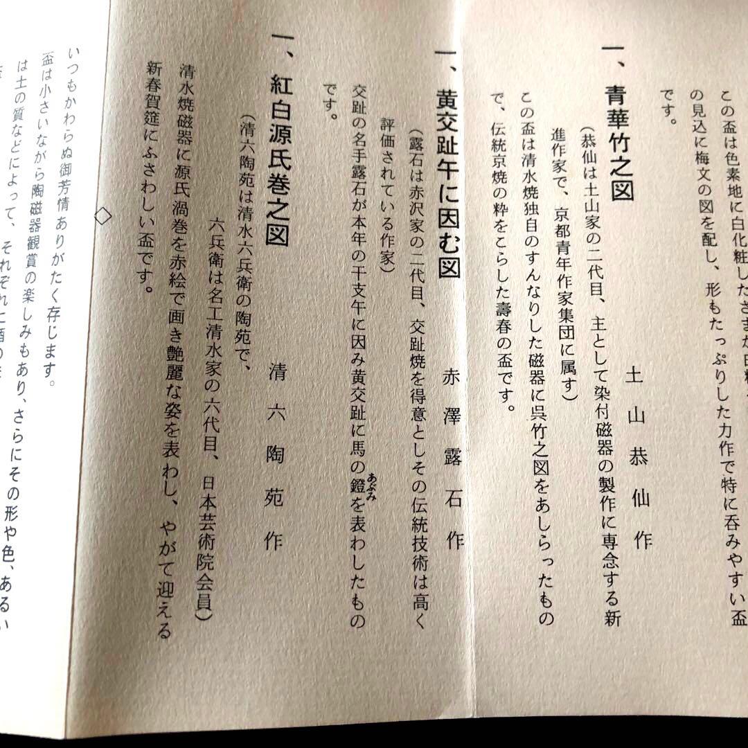 永楽善五郎 近藤豊作 土山恭仙 赤澤露石 清水陶苑 木箱付き 盃