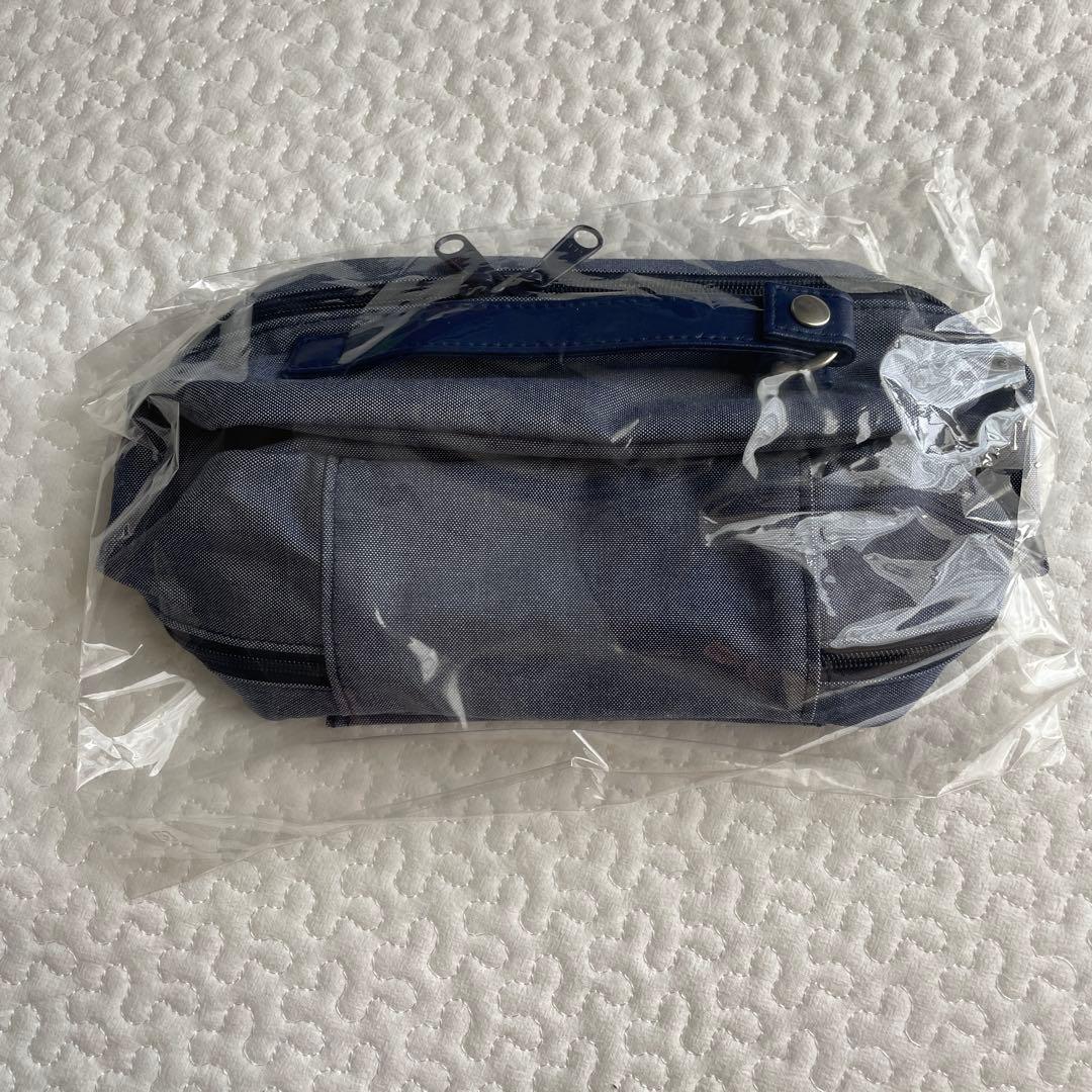 値下げ中！　familiar オムツポーチ、おしり拭き蓋、ガーゼケット3点セット