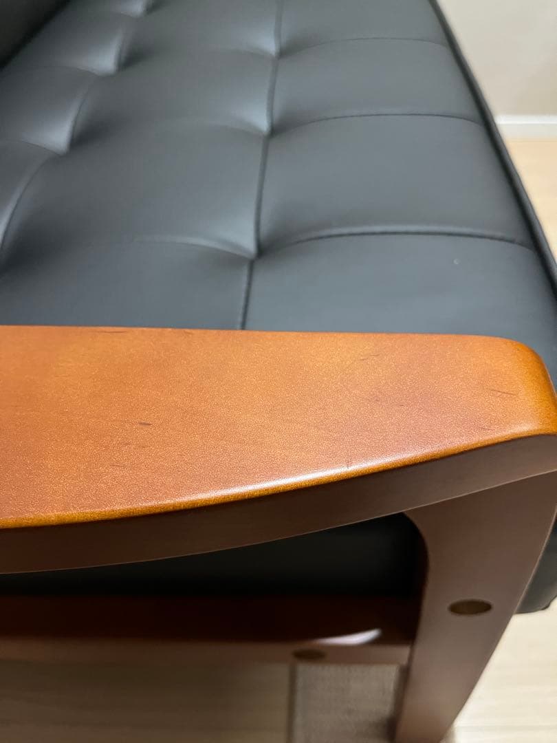 美品　ニトリ　ルッキ2 2シーター　ブラック　Nシールド