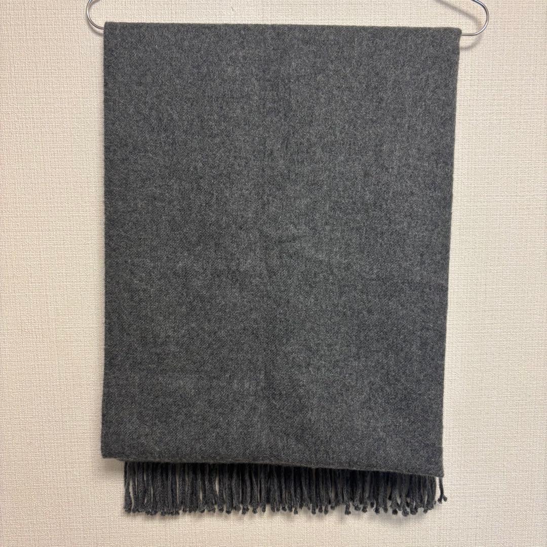 アダムエロペ THE INOUE BROTHERS 別注 大判マフラー グレー