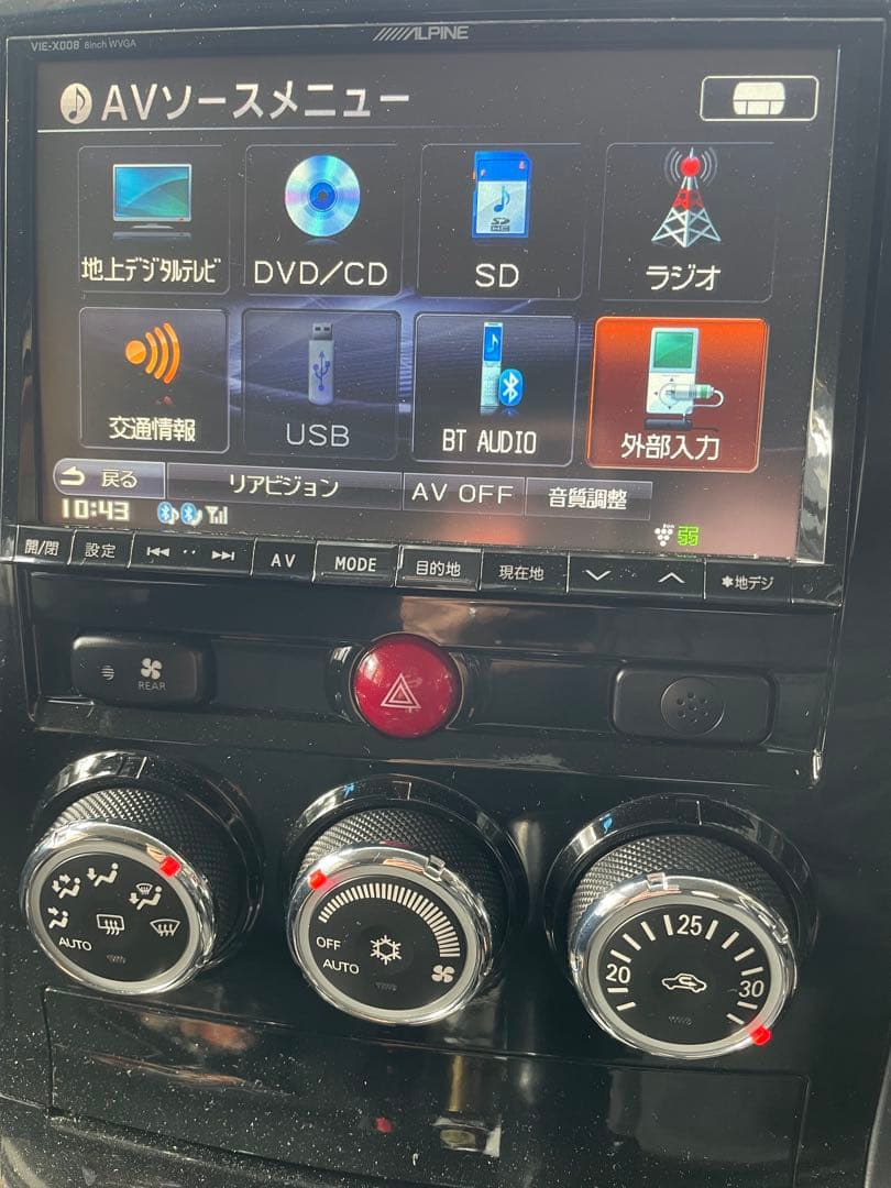 ビックＸ　8インチナビ　ALPINE VIE-X008