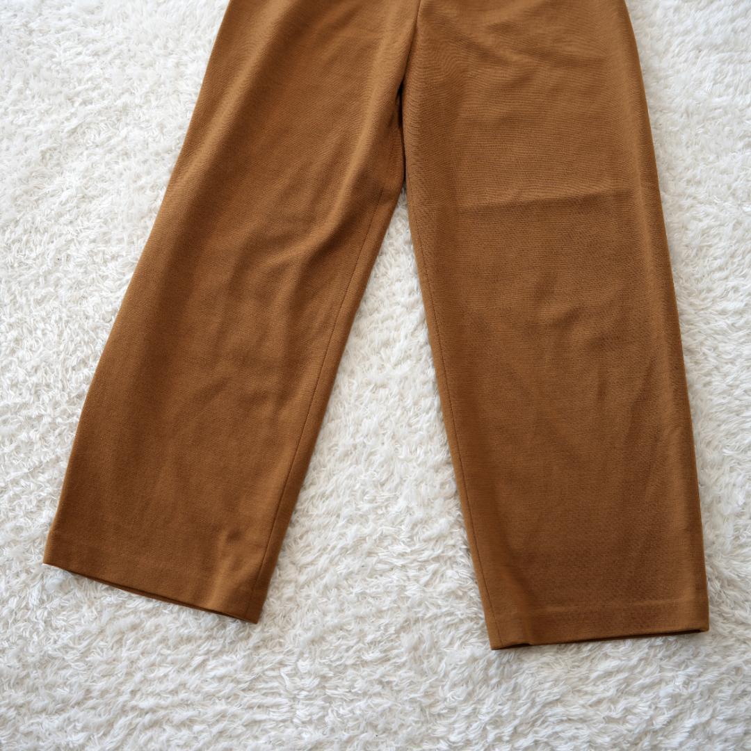 【極美品】Yves Saint Laurent　ウールイージーパンツ　キャメル