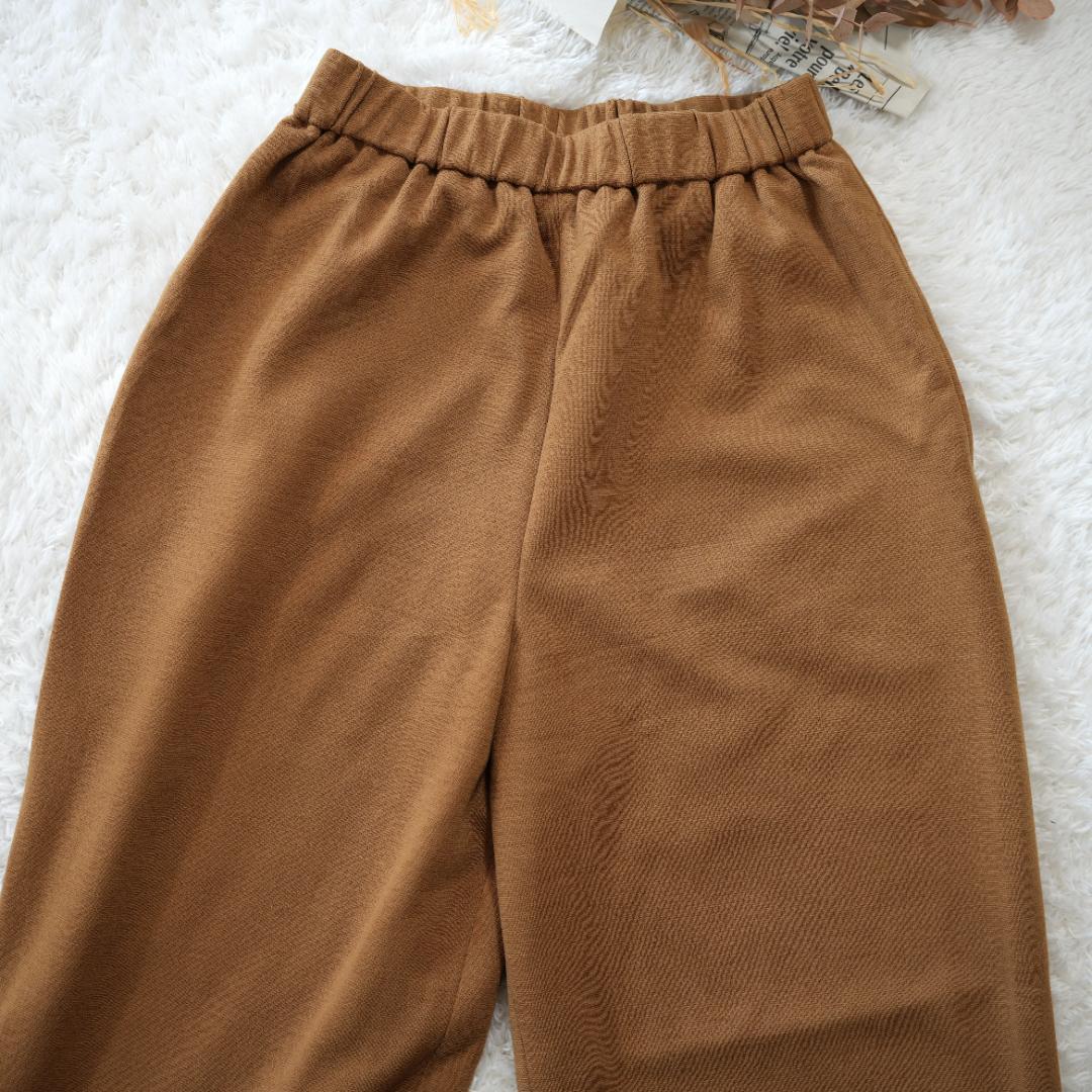 【極美品】Yves Saint Laurent　ウールイージーパンツ　キャメル