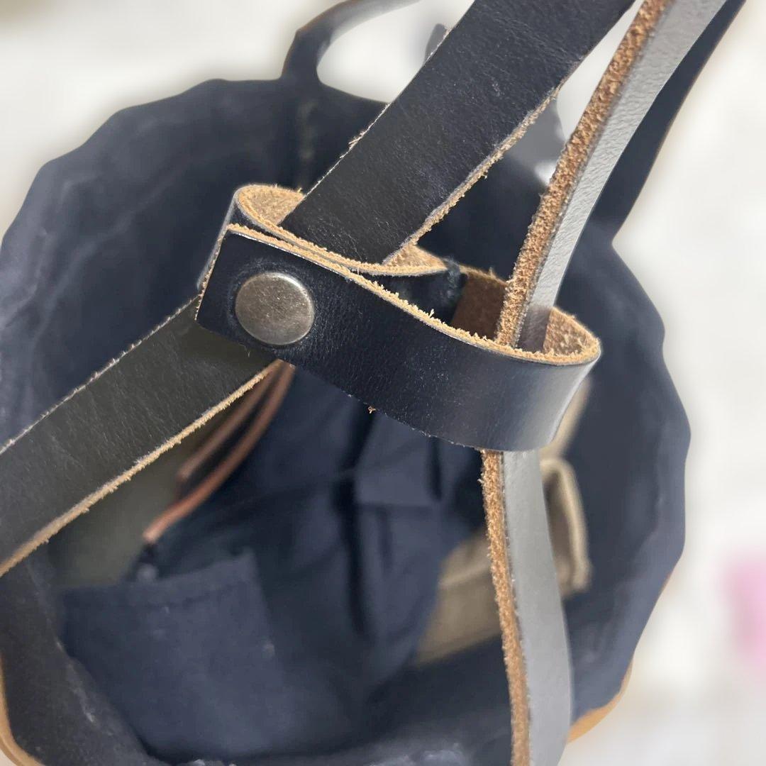 エバゴス　かごバッグ　カゴバッグ　ファー　レザー　被せ布　ナチュラル　バスケット