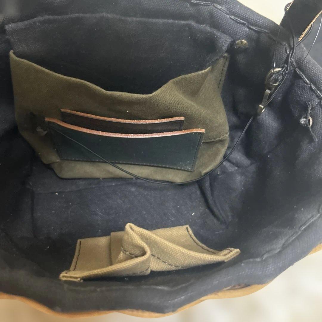 エバゴス　かごバッグ　カゴバッグ　ファー　レザー　被せ布　ナチュラル　バスケット