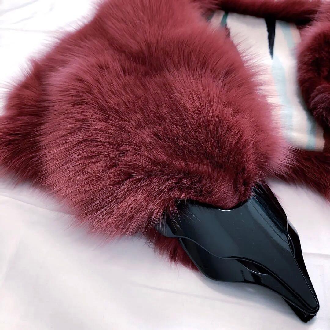 合馬 MISSONI FOX ショール オンワード樫山