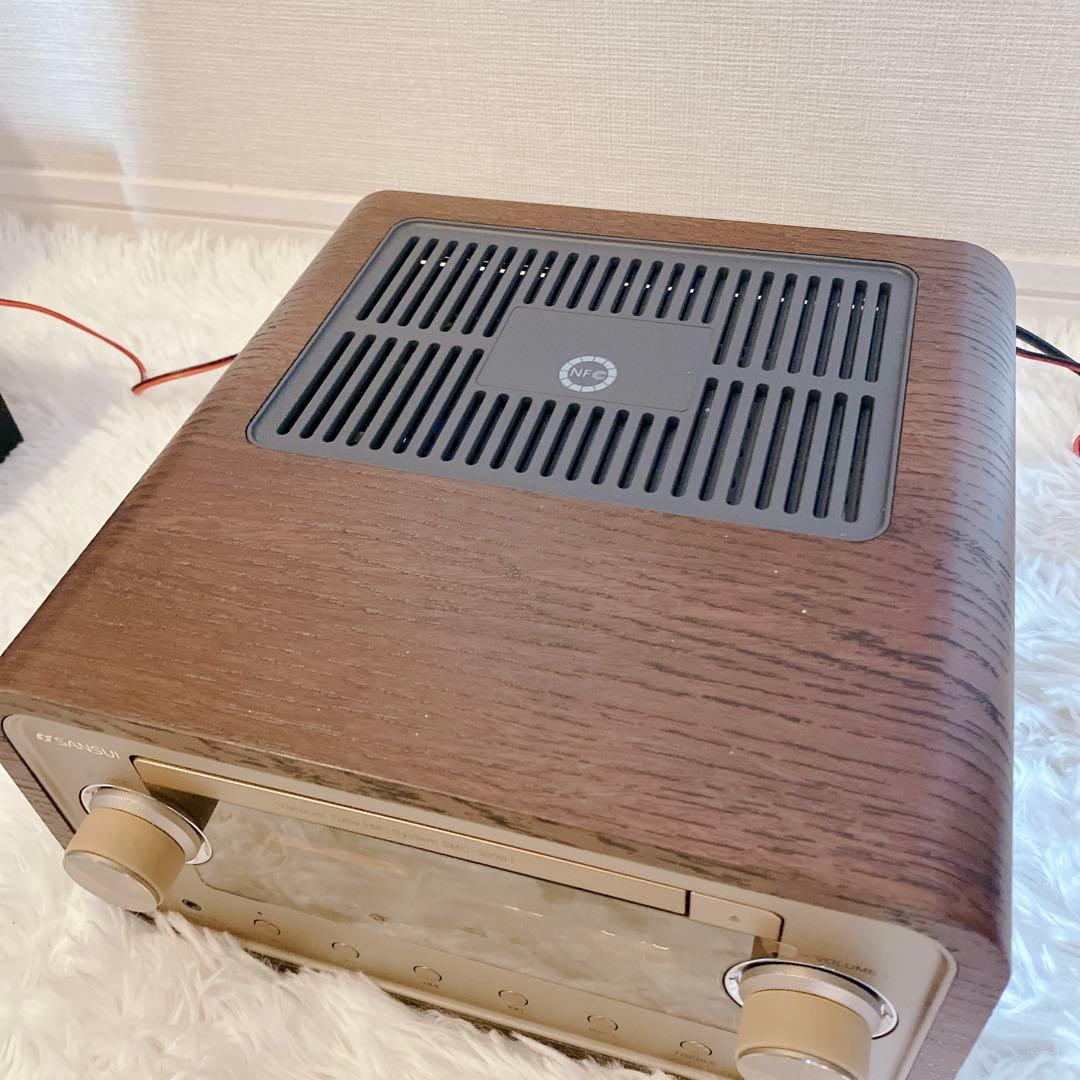 SANSUI 真空管ハイブリッドアンプ SMC-300BT CDステレオシステム