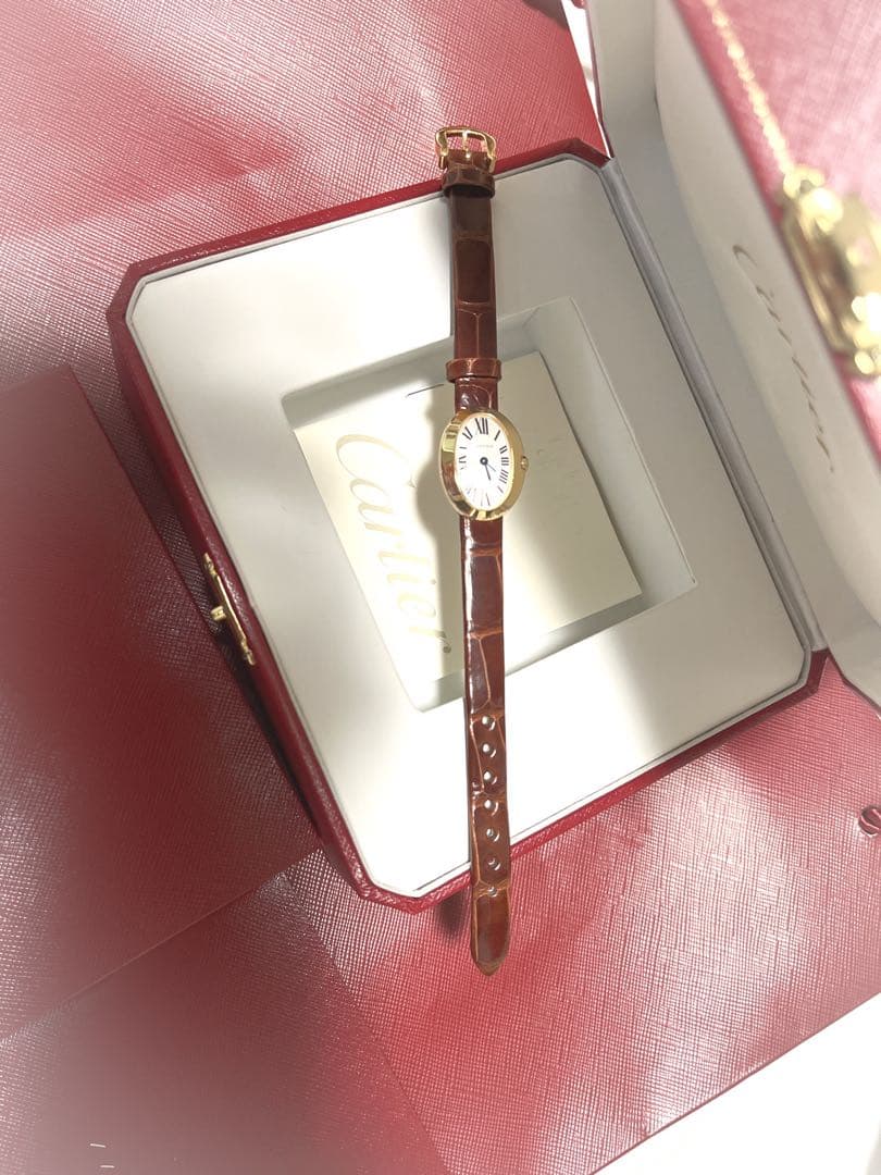 【保証書・購入証付・ベルト新品】Cartier カルティエ ミニべニュワール時計