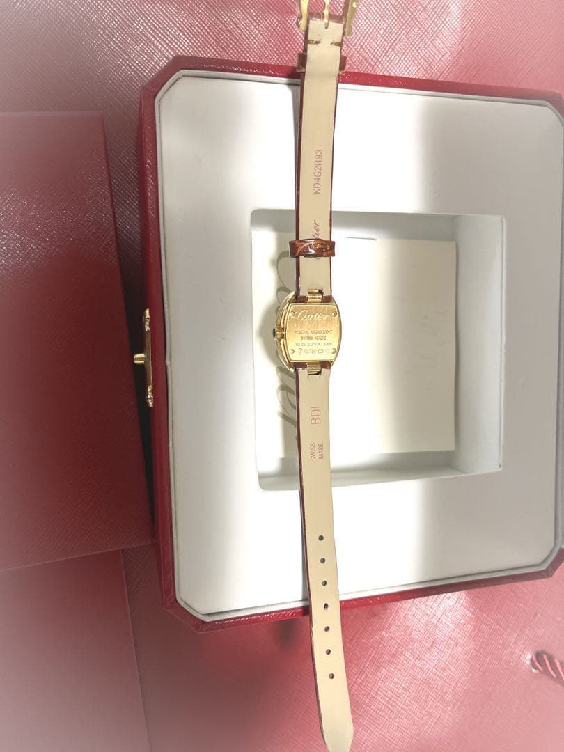 【保証書・購入証付・ベルト新品】Cartier カルティエ ミニべニュワール時計