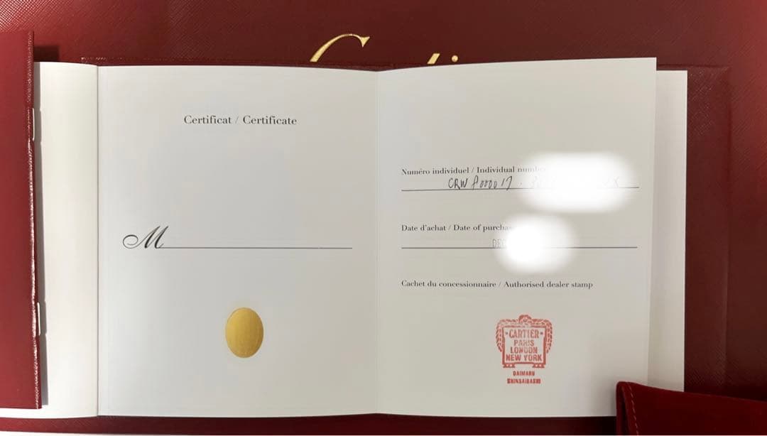 【保証書・購入証付・ベルト新品】Cartier カルティエ ミニべニュワール時計