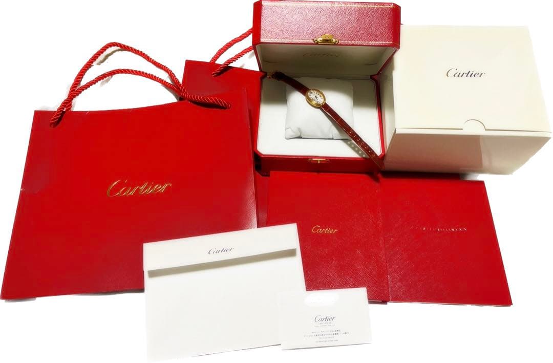 【保証書・購入証付・ベルト新品】Cartier カルティエ ミニべニュワール時計