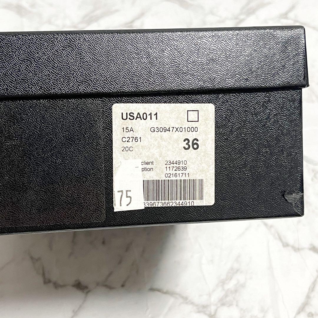 シャネル　スタービジュー　リボン　ココマーク　パンプス　レザー　23cm　箱付き