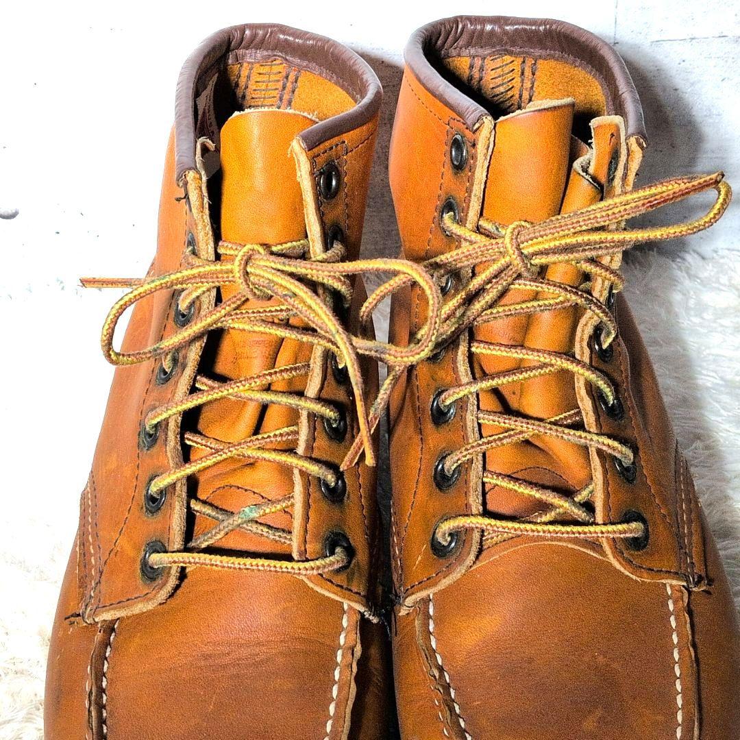 【刺繍縦羽タグ 美品】レッドウィング　アイリッシュセッター　875　ワークブーツ