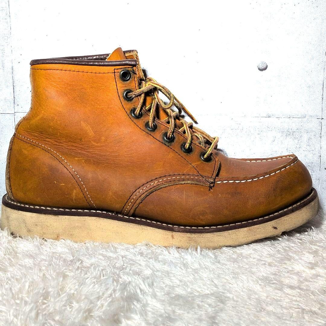 【刺繍縦羽タグ 美品】レッドウィング　アイリッシュセッター　875　ワークブーツ