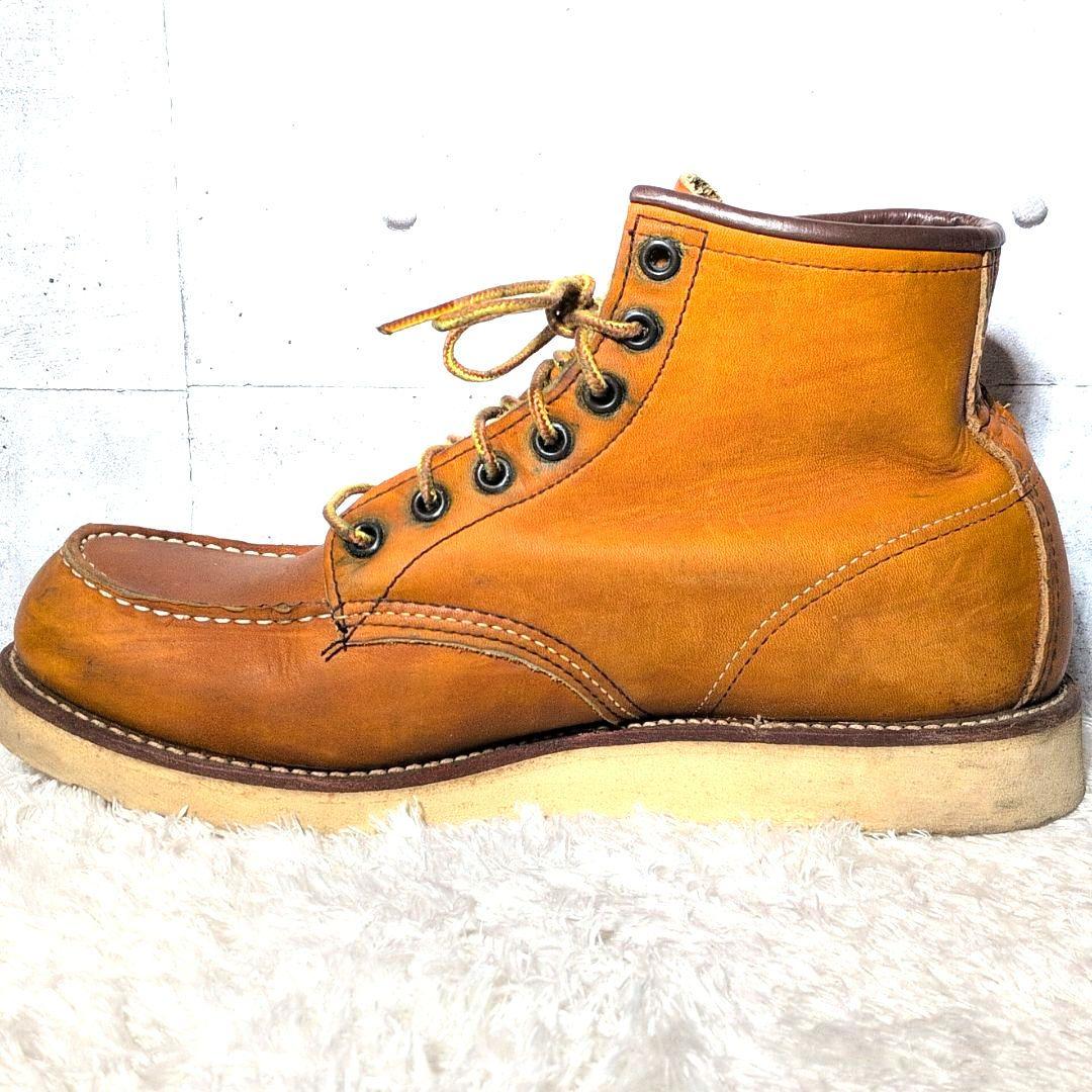 【刺繍縦羽タグ 美品】レッドウィング　アイリッシュセッター　875　ワークブーツ