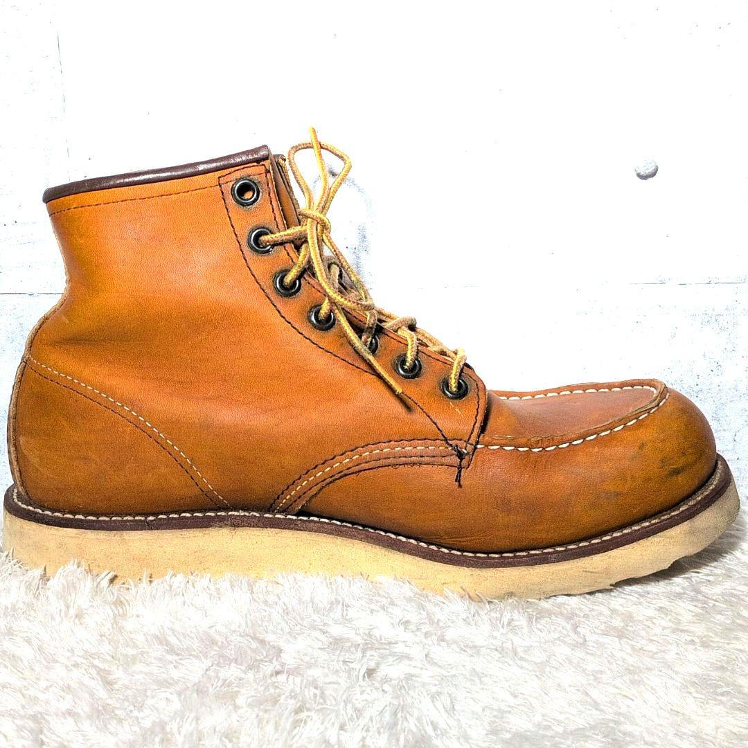 【刺繍縦羽タグ 美品】レッドウィング　アイリッシュセッター　875　ワークブーツ