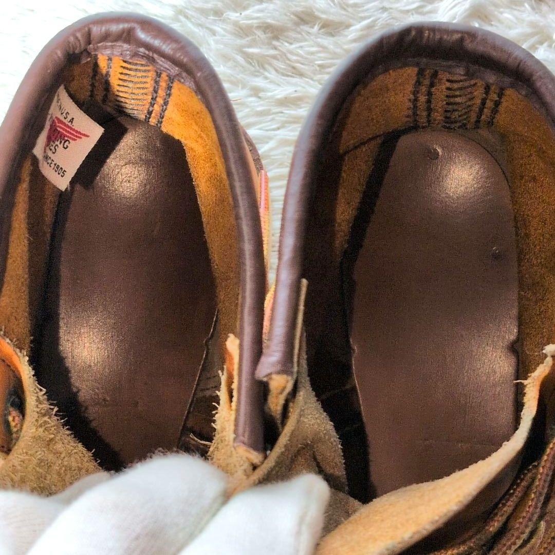 【刺繍縦羽タグ 美品】レッドウィング　アイリッシュセッター　875　ワークブーツ