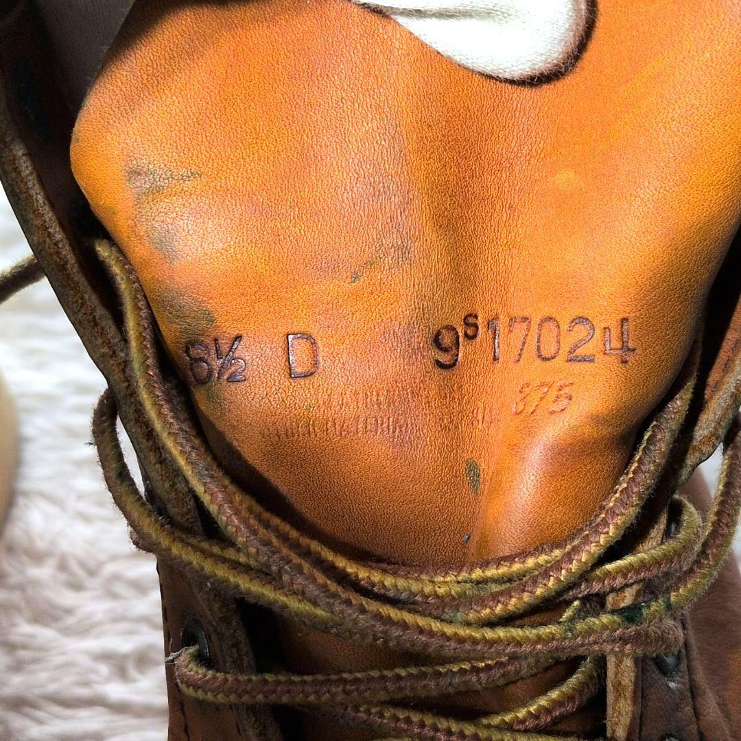 【刺繍縦羽タグ 美品】レッドウィング　アイリッシュセッター　875　ワークブーツ