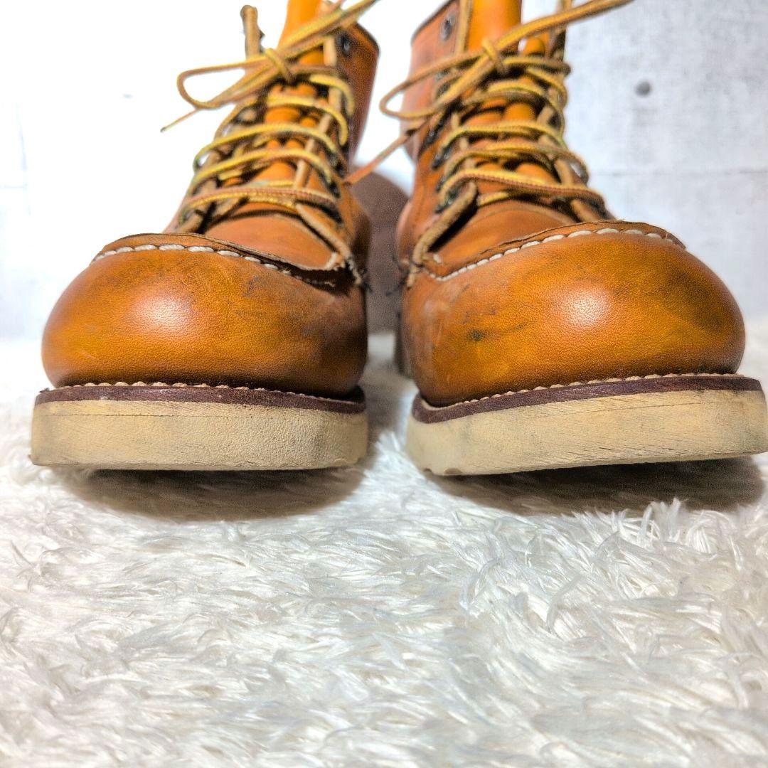 【刺繍縦羽タグ 美品】レッドウィング　アイリッシュセッター　875　ワークブーツ