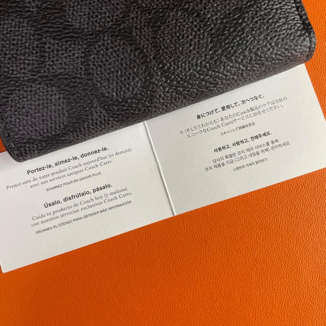 ✨未使用✨COACH キーケース シグネチャー レザー CW357 ユニセックス