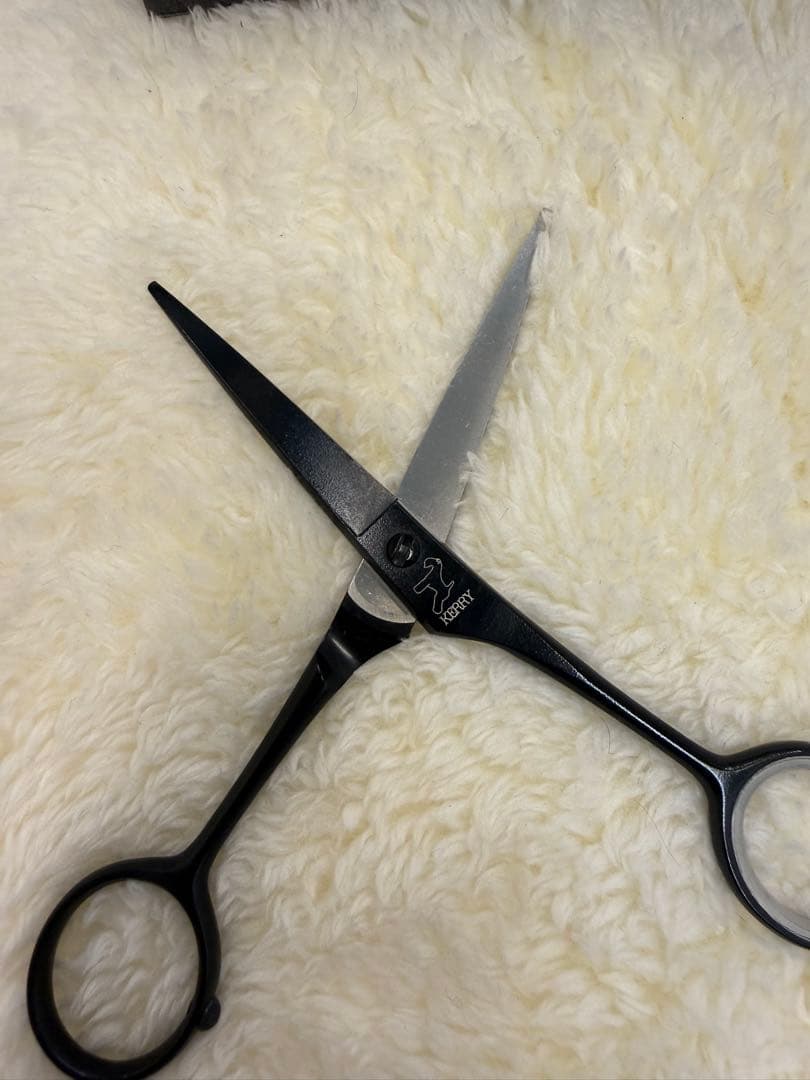 ほぼ新品 Kerry トリミングシザー ボブバサミ5.5インチ