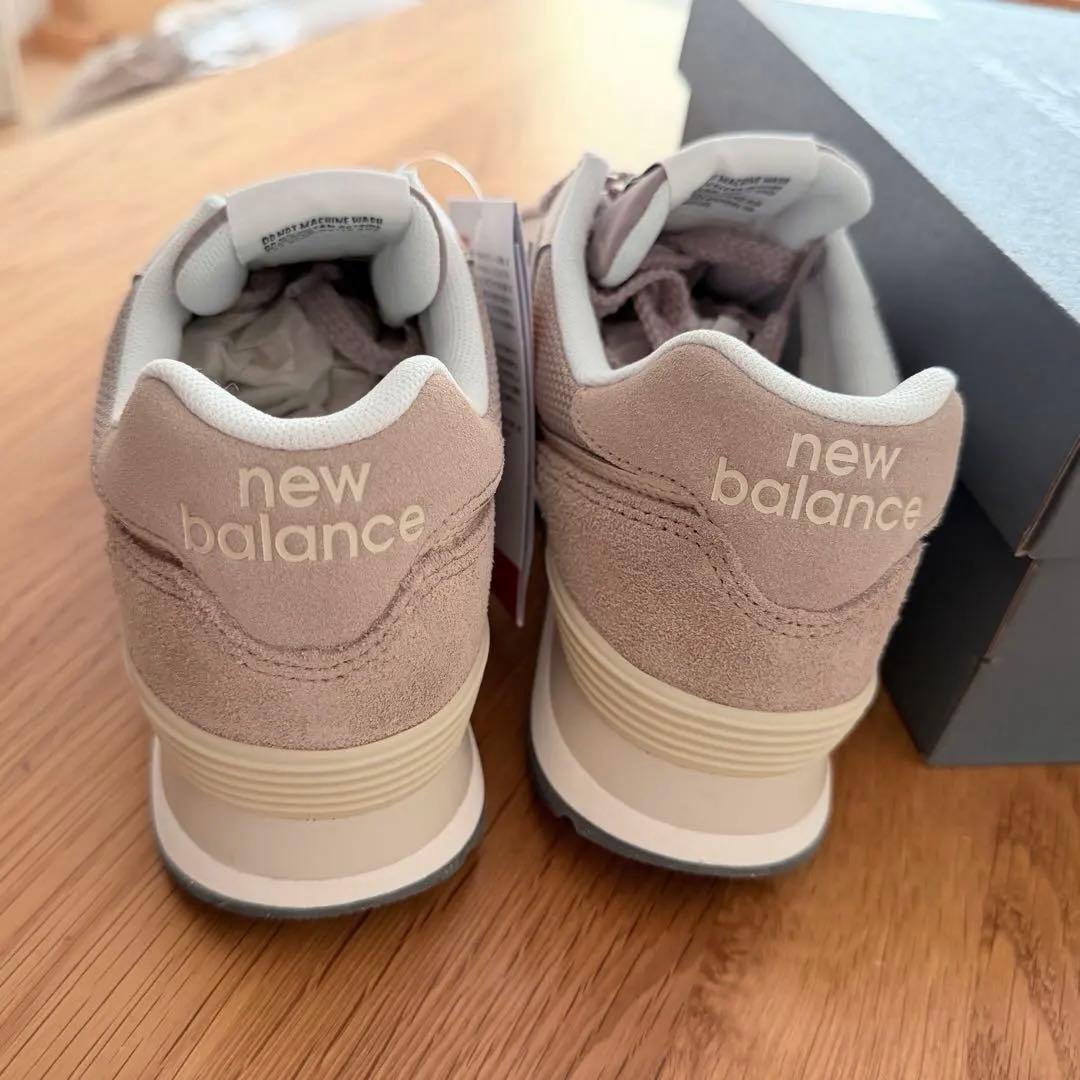 新品 ニューバランス U574 WO2 ベージュ 24.5cm スニーカー