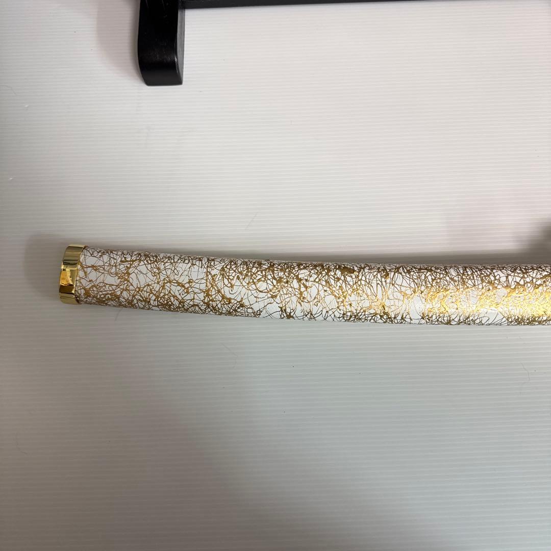 模造刀　大小セット　白金雲　台座付き　日本刀