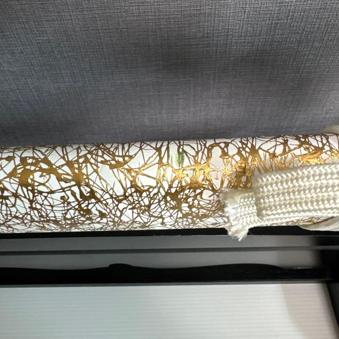 模造刀　大小セット　白金雲　台座付き　日本刀