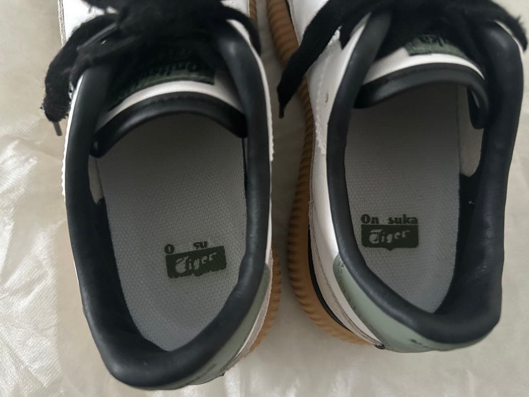 Onitsuka Tiger DELECITY ホワイト×グリーン 24.5cm