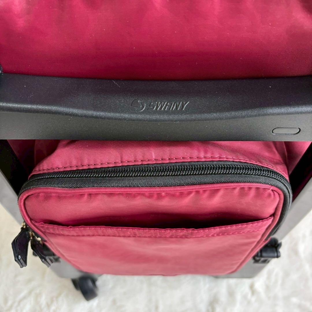 SWANY キャリーバッグ レオパード柄