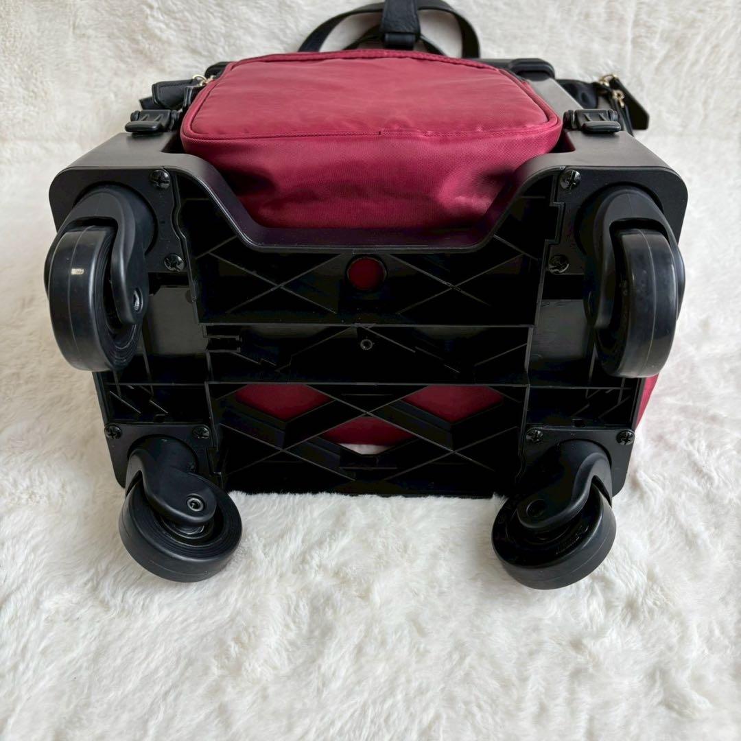 SWANY キャリーバッグ レオパード柄