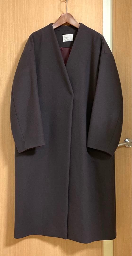 ☆極美品☆ イエナ 定価48,400円 MANTECOノーカラーコート日本製