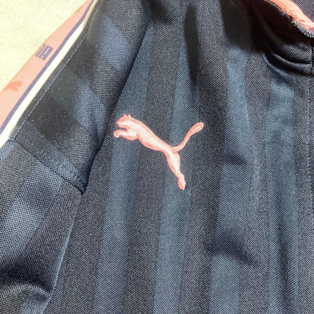 廃盤品 PUMA プーマ ジャージ 上下セット Y2K ピンク 紺 S M