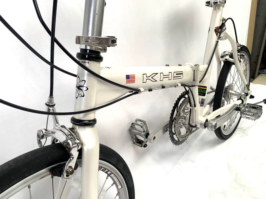 【即乘】KHS 折り畳み自転車REYNOLDS18速 20インチミニベロ小径車
