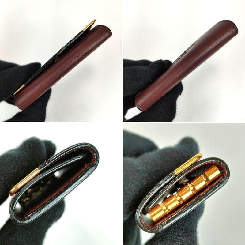 新品未使用 Cartier カルティエ マストライン 4連 キーケース レザー