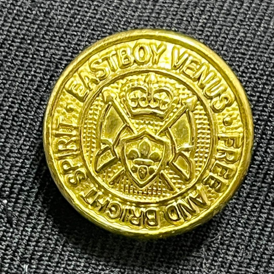 【美品】高級ライン EASTBOY ヴィーナス 紺ブレ 金ボタン エンブレム