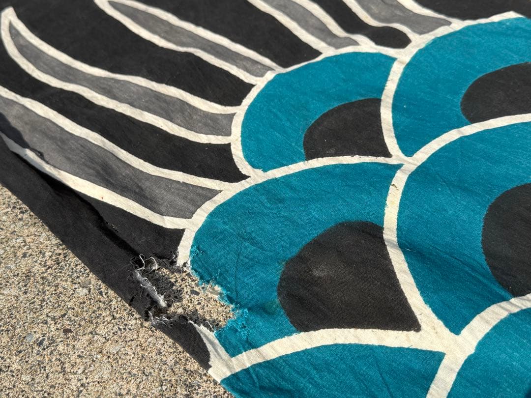 古布 木綿 鯉のぼり 二間 金太郎入 3.5m こいのぼりリメイク素材