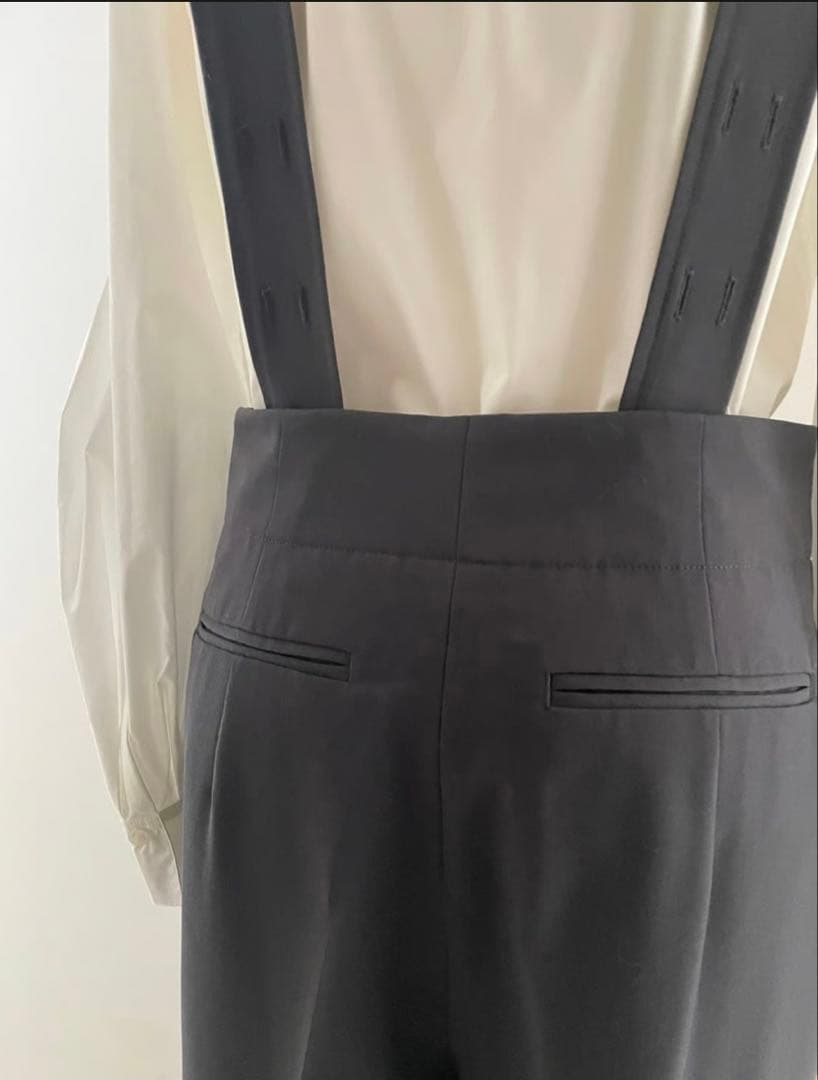 ENCHAR サロペットパンツ 【チャコールグレー】