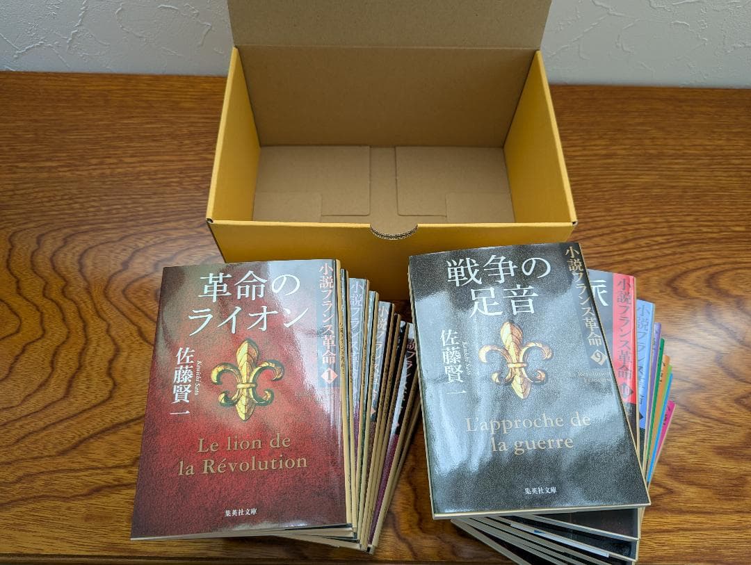 【古本】小説フランス革命 佐藤 賢一 (著) 文庫版 全18巻完結セット