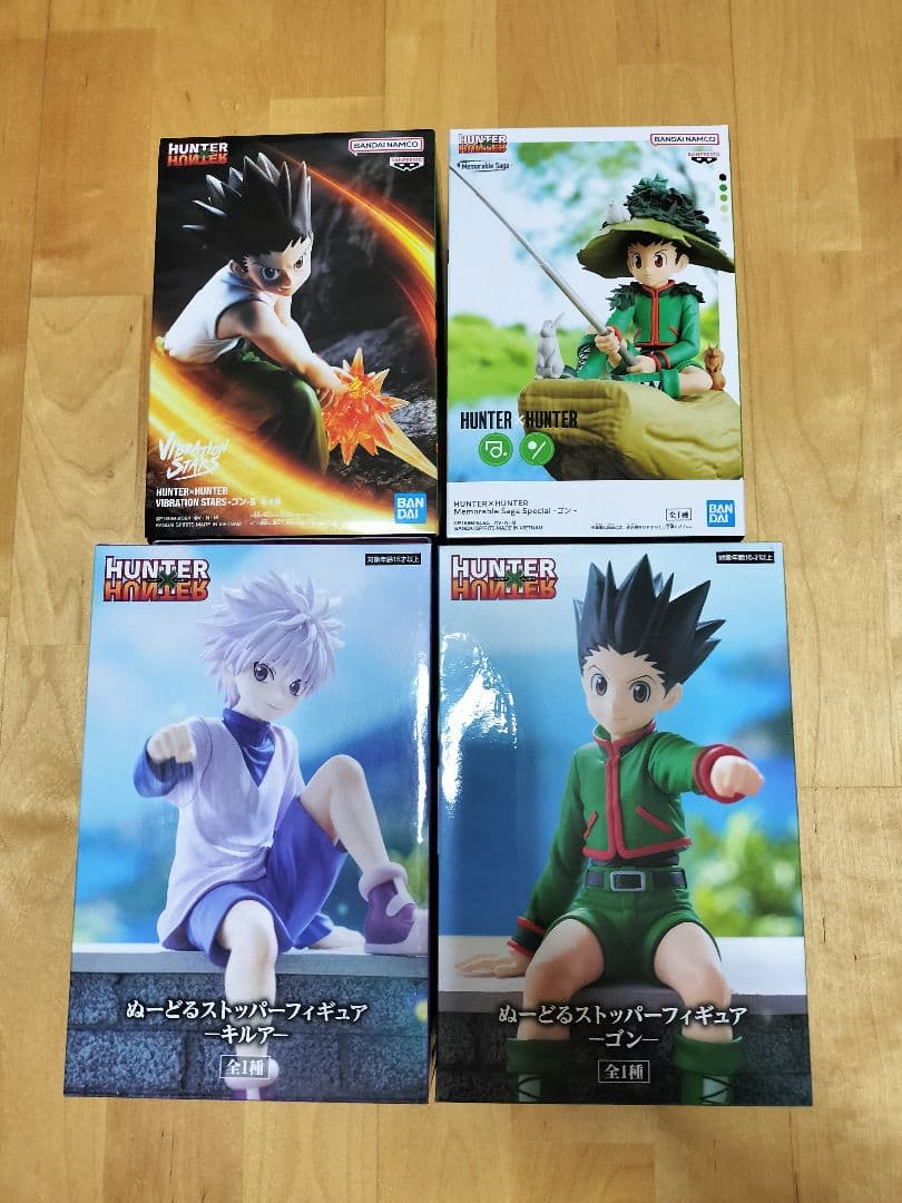 ハンターハンター　キルア　ゴン　フィギュア